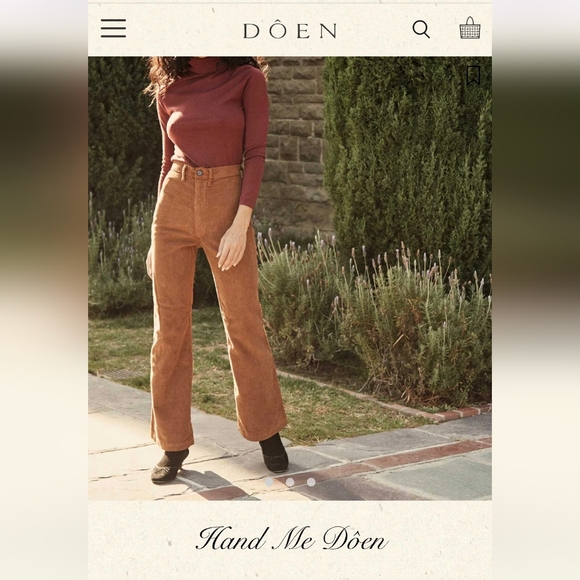 NWOT Doen Melody Corduroy Pant - Picture 3 of 11